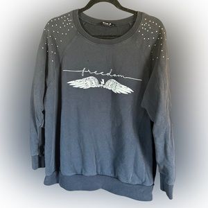 Blue Buttercup Navy Sweatshirt M